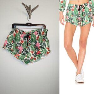 REVOLVE Blank NYC Petal to the Metal Shorts in leaf print.